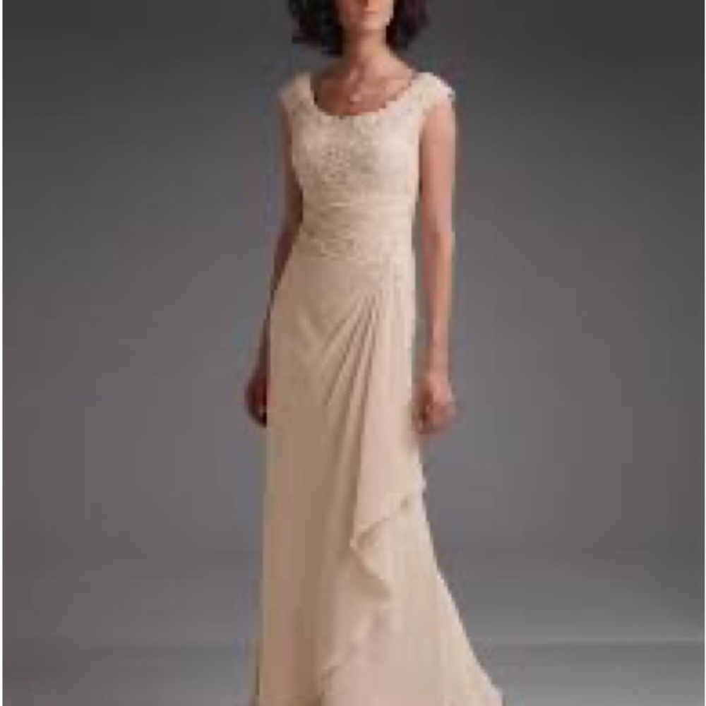 Cameron Blake JADE blue evening/MOB gown